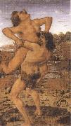 Sandro Botticelli Antonio del Pollaiolo Hercules and Antaeus oil painting artist